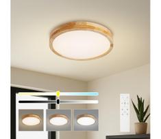 BRILAGI - dimeriuojamas LED šviestuvas WOODLINE LED/48W/230V 3000-6000K ąžuolas, skersmuo 40 cm + su nuotoliniu pulteliu