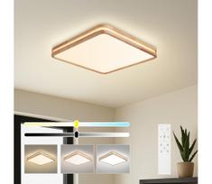 Brilagi - dimeriuojamas LED šviestuvas MOLINA SQUARE LED/80W/230V ąžuolas 60x60 cm + nuotolinis pultas