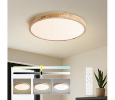 Brilagi - dimeriuojamas LED šviestuvas WOODLINE LED/72W/230V 3000-6000K ąžuolas skersmuo 60 cm + su nuotoliniu pulteliu