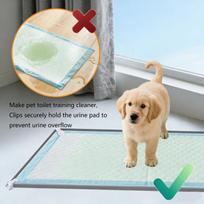 Durability Silicones Dog Potty Mats Odorless Leak Resistant with Strong Hold Clip Easy To Clean For Indoor Outdoor Use