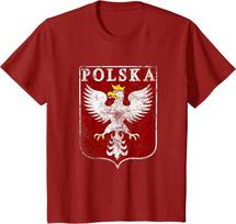 Vintage Polish Eagle Crest Polska Poland TShirt 100 Cotton ONeck Summer Short Sleeve Casual Mens Tshirt Size S3XL S brown
