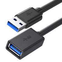 USB 3.0 Male to Female Extension Cable, High Speed 5Gbps USB Extender Cord for Flash Drive, Hard Drive, Keyboard, Mouse 0.5m black