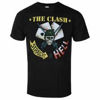Clash - Straight To Hell Single Pattern-print T-shirt - Classic Hardcore Punk Band T-shirt - Su XL