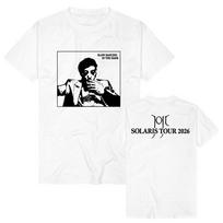 Joji SOLARIS Tour 2026 Marškinėliai Medvilniniai Madingi Trumpomis Rankovėmis Gatvės Stiliaus Unisex Laisvalaikio Švelnūs Vasariniai Spausdinti Prekiniai Ženklai Viršus XS black