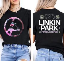 Linkin Park From Zero Pasaulinis Turas Muzikinis Dvipusis Marškinėliai Dovana Gerbėjams Unisex Marškinėliai XL white