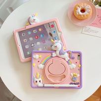 Vaikams skirta dėklas Samsung Galaxy Tab A9 A11 8.7 colių A9 Plus A11 Plus 11  planšetiniam kompiuteriui Dangtelis Tab A7 Lite T220 A8 X200 3D animacinis stovas Tab A9(8.7inch) X110 gray
