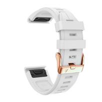 Quickfit 20mm Woman Silicone Strap For Garmin Mk3 Mk3i 43mm Fenix 8 43mm/7S 7SPro/Fenix6S 6SPro/Fenix 5S Plus Instinct 2S E 40mm Quickfit 20mm balta
