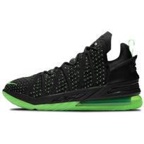 Nike LeBron 18 Dunkman Unisex Sneakers Black Electric-Green CQ9283-005 43 black