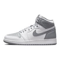 Air Jordan 1 Retro High OG GS Stealth Kids Sneakers White 575441-037 36