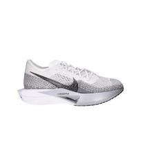 Nike ZoomX VaporFly Next% 3 Balti Dalelių Pilki Vyriški Sportbačiai Metaliniai Sidabriniai Tamsiai Dūminiai Pilki DV4129-100 44.5 white