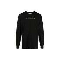 Off-White Tornado Arrow Long-Sleeve Tee Black/Multicolor Men Tops OMAB001F21JER0021084 XS black