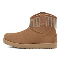 UGG Classic Mini Fringe Warm And Comfortable Snow Boots Women Boots Brown 1127454-CHE 36