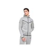 Jordan Letter Print Slim Fit Hooded Long Sleeve Jacket Men jackets Gray DN3084-063 M white