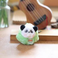 Mielas Mielas Mažos Pandos Pakabukas Pliušinis Žaislas Lėlė Didžioji Panda Krepšio Pakabinama Dekoracija Raktų Pakabukas Lėlė 11 cm black