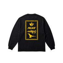 Palace x Maharishi Shaolin Tag Long-Sleeve Black Unisex Tops P28MHES003 L black