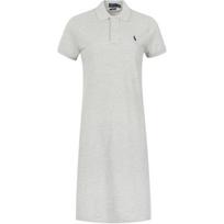 Polo Ralph Lauren SS23 Short Sleeve Solid Casual Polo Dress Women dresses Gray 211570229033 XS