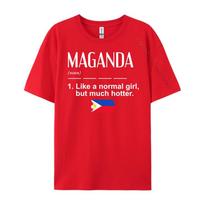 Filipina Girl Maganda Hot Woman Pinay Hiphop Streetwear Men Short Sleeve Graphic Tee Oversize Man Harajuku S