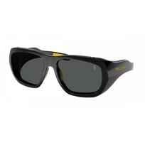 Polo Ralph Lauren Men Sunglasses Ph4219u 500187 Shiny Black/58-16-145 gray