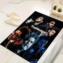 The Weeknd Carpet Rug for Living Room Bedroom Home Sofa Decoration,Kids play Non-slip Floor Mat 40x60cm( 15x23in ) black