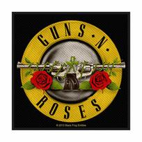 Guns n Roses logo sew on patch - Official licensed merchandise - Free postage L yellow