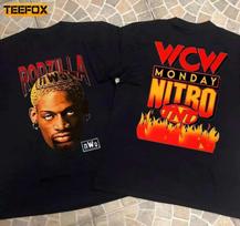 Rodzilla Dennis Rodman Special Rare Cotton All Sizes 2-Sided Shirt SE1809 XL red