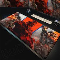 Naujas Šaunus Žaidimo Fonas Battlefield 6 Pelės Kilimėlis Stalo Kilimėlis Didelis Neslystantis Neslystantis Klaviatūra Ergonominis Biuro Guminis PC Namų Individualus 600x300x2mm red