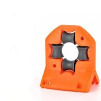 Lauko sodo žarnos kreipiamasis laikiklis, sienos kampo neslystantis žarnos padėties nustatymo volelis, skirtas verandos šoninei žarnos priežiūrai one size orange