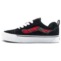 Vans Knu-Skool Rave Plaid Black Unisex Batai VN0009QC3M5 36 black