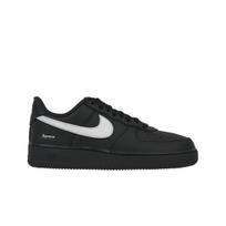 Supreme x Nike Air Force 1 Low Box Logo - Juodi Balti Unisex Sportbačiai CU9225-002 38.5 black
