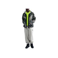 Nike X Stussy Ghillie Full Snap Hooded Long Sleeve Jacket Unisex Jackets HQ8538-900 L black