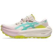 Asics Trabuco Max 5 Patogūs Minkšti Bėgimo Takais Batai Moteriški Sportbačiai Smėlio Spalvos Žalia Geltona 1012B937-250 39 white