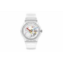 SWATCH Unisex Gent Series Skeleton Watch SO29K100 SO29K100 Transparent Strap