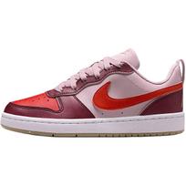 Nike Court Borough Abrasion Resistant Support Low top Kids' Skateboarding Shoes Red Unisex DV5456-603 35.5