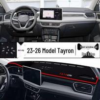 Dashboard Mat Sunshade for Tayron Models (23-26) - Instrument Panel Protection Pad white