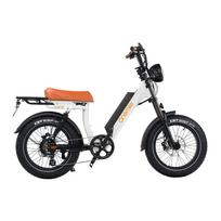 Onemile COC Fat Electric Vehicles 52V 850W 75N.m Samsung 19.2Ah 80KM 20'' balta
