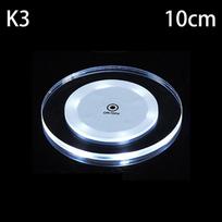 LED Coaster Acrylic Bar Cocktail Flash Base Mats Crystal Ultra-Thin LED Light Coaster For Bar Table Decoration Accessories 3