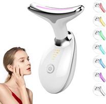 Electric Microcurrent Facial Massager 7 Color LED Vibration Neck Face Beauty Cosmetic Skincare Accessory Relaxation Tools Supply balta