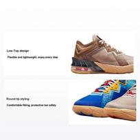 Space Jam x LeBron 18 Low GS Wile E. x Nike Roadrunner Vaikiški Sportbačiai Įvairiaspalviai Racer-Blue Baltijos-Mėlyni DJ3760-401 38 beige