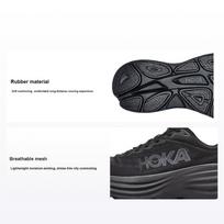 HOKA Bondi 8 Juodi Moteriški Bėgimo Bateliai 1127952-BBLC 36 gray