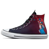 Transformers x Converse Chuck Taylor All Star High Autobots Unisex Sneakers Red Black Fever-Dream A11659C 42 black