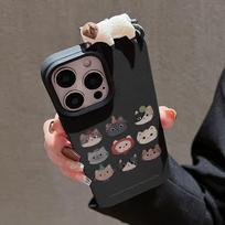 Pieštas telefono dėklas iPhone 11 12 13 14 15 16 iPhone 11 12 13 14 15 16 Pro 12 13 14 15 16 Pro Max iPhone 16 Pro Max žalia
