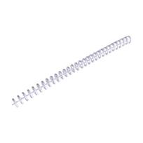30 Rings PVC Binding Comb 30 Hole Binder Spine 30 Hole 12mm Binding Coils for Refillable Notebook Binder Journal Planner D white