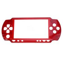 Sony PSP 1000 priekinio skydelio korpuso dėklas apsauginis pakeitimas raudona