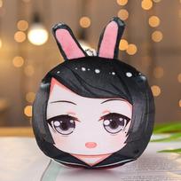 ELBCOS Bungo Stray Dogs Dazai Osamu Nakajima Atsushi Nakahara Chuuya Edogawa Ranpo Kyouka Izumi 10cm/4  Plush Dools Stuffed Toys black