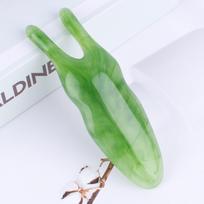 Nose Massager Resin Beeswax Eye Beauty Stick Facial Massage Tool Nose Bridge Scraping Green