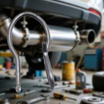 Išmetamųjų dujų sklendės valdymo vožtuvo pavaros spaustukas laikiklis triukšmo slopinimo lankinis spaustukas Automobilio priedai black