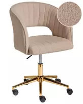 Biuro kėdė KATONAH Boucle smėlio spalvos