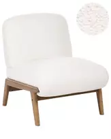 Fotel NIVA Boucle, kreminė balta