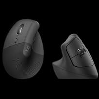 Logitech Lift Ergonomic Vertical Mouse for Left Hand juoda spalva