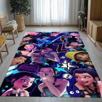K-Pop Demon Hunters Golden Saja Boys Living Room Non-Slip Area Rug Soft Carpet for Bedroom Playroom Sofa,Home Decor Doormat 40x60cm white